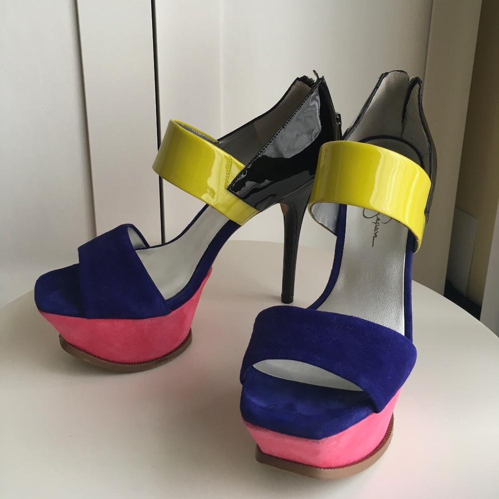 Jessica Simpson platform heels